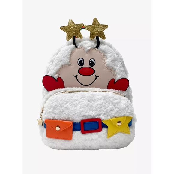 Rainbow‎ Brite Twink Fuzzy Figural Mini Backpack - Picture 1 of 4